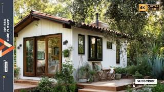 Build Your Own Tiny House: Combining Mediterranean Style and Farmhouse Courtyard Ideas!