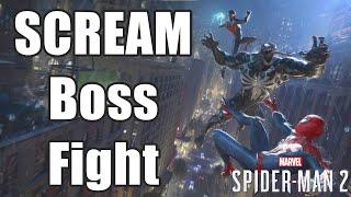 Marvel's Spider-Man 2 SCREAM Boss Fight Full Gameplay