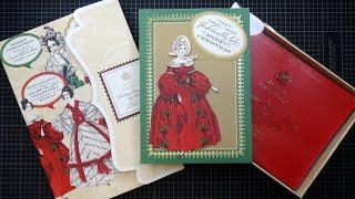 Anna Griffin Holiday Paper Dolls with Card Bases Kit review Tutorial! Quick Quirky Cards!