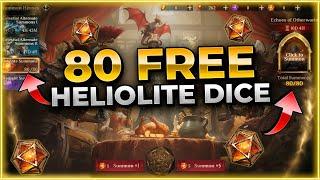 GET 80 FREE Heliolite Dice In Just 10 DAYS!! Dragonheir: Silent Gods Season 1