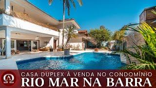 CASA DUPLEX à venda no condomínio RIO MAR na BARRA DA TIJUCA no Rio de Janeiro / RJ!