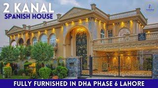 2 Kanal Spanish Fully Furnished House For Sale in DHA Phase 6 Lahore