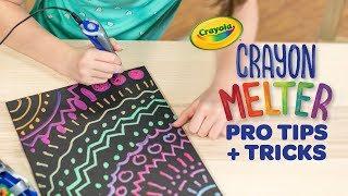 How to Melt Crayons || Crayola Crayon Melter Product Demo