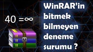 WinRAR'in HİÇ BİTMEYEN DENEME SÜRÜMÜ l WinRAR hakkında ilginç bilgiler