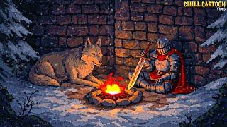 Rest... The campfire will keep you warm