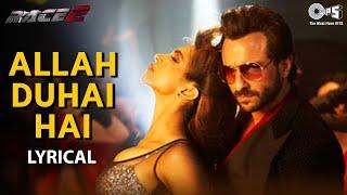 Allah Duhai Hai Lyrical | Race 2 I Saif, Deepika, John, Jacqueline, Anil, Ameesha |Atif Aslam|Pritam