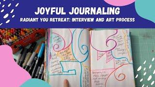 Joyful Art Journaling - A Meditative Practice for Dark Times - Allyson Bright & Elizabeth Foley