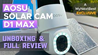 aosu SolarCam D1 MAX - The Most Affordable Solar Camera Out There | Unboxing & Full Review #trending