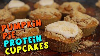 Healthy Pumpkin Pie Protein Cupcakes