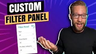 Creating a Custom Filter Panel in Power BI