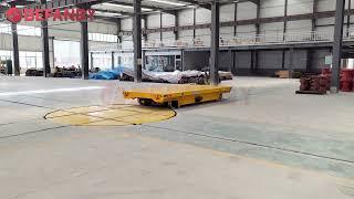 20T Battery Operated Load Transfer Trolley, 25 Ton Rail Turntable