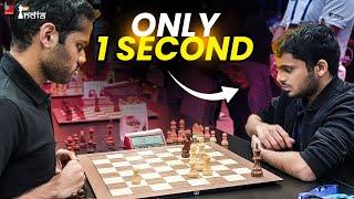 Nihal Sarin Just Has One Second? Arjun vs Nihal | World Team Blitz 2024