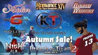 Koei Tecmo Summer Sale!