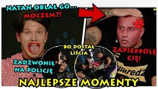 Natan wezwał POLICJĘ! NAJLEPSZE MOMENTY F2F z Denisem (Roast Clout MMA 3)