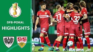 Effortlessly into the 2. round | SC Preußen Münster vs. VfB Stuttgart 0-5 | Highlights | DFB-Pokal