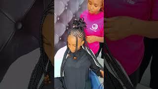 Conrows at GEE CURLY SALON #foryou #braidhairstylesforblackwomen #braids