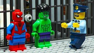 Lego City Spiderman Hulk Prison Break Hostage Rescue