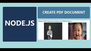Node.js - Create PDF documents using PDFKit library