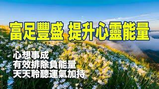 【富足豐盛】提升心靈能量、心想事成、有效排除負能量、天天聆聽運氣加持/abundance,Away from negativity,Stress Relief Melodies,Meditation