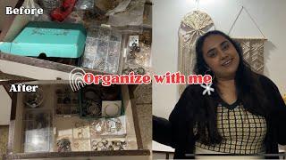 Wardrobe organizing ideas | Jewellery organising, indian wear and more | Spriha Sanjay