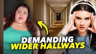 Supersize me? Plus-Size Influencer's Request for Bigger Hallways?!