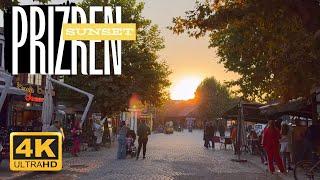 Prizren City Center Sunset Walking Tour in HDR 4K