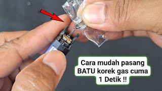 2 Cara Mudah Pasang BATU Korek Api‼️