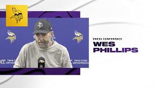 Wes Phillips on Offense's Performance at Jaguars & J.J. McCarthy 'Asking The Right Questions'