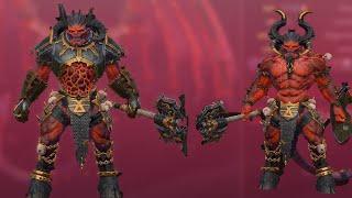 Khorne Armor Sets/Customization For Daemon Prince - Total War Warhammer 3