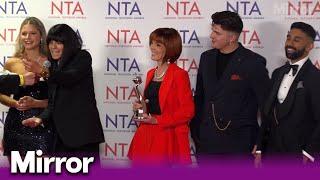 The Traitors cast react to reality TV gong at the NTAs