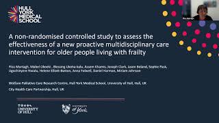 The PACE study - British Geriatrics Society Autumn Meeting 2022 presentation