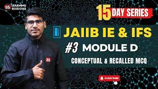 JAIIB IE & IFS Important MCQ & Topics | Hindi Live Session