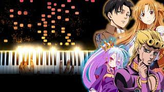 Playing the Most Iconic Anime Songs on Piano (1 Million Subscribers Special)