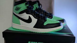 JORDAN 1 RETRO HOCH OG GLIMMGRÜN UNBOXING  #jordan1 #stockx #unboxing #nike #green