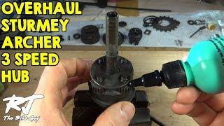 How To Overhaul/Clean/Lube Sturmey-Archer 3 Speed Hub - AW type