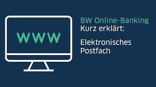 BW Online-Banking: Elektronisches Postfach