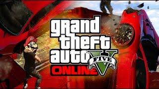 GTA 5 ONLINE feat. KevinLaSean  | MARIO vs SNIPERS! (GTA 5 Custom Jobs)