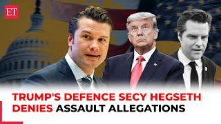 Pete Hegseth denies assault allegations; After Gatez, will Trump replace his Defense Secy now?