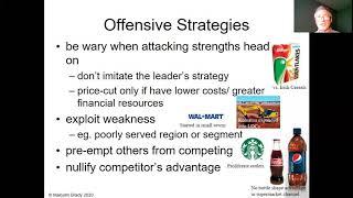 Offensive and defensive strategies