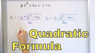 14 - The Discriminant of a Quadratic, Part 1 (Quadratic Formula Problems)