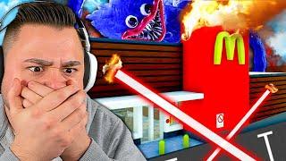 HUGGY WUGGY ZERSTÖRT MC DONALDS!  | Brick Rigs