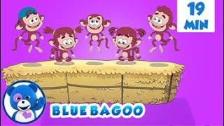 Five Little Monkeys and More | Compilation | Blue Bagoo - Kids Songs & Nursery Rhymes