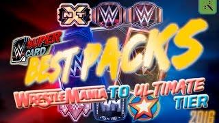 THE BEST PACK OPENINGS OF WWE SuperCard! 170000+ CREDITS & 40+ PACKS, REACTIONS! 2016