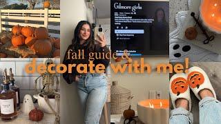 cozy fall decorate with me! + the ultimate guide to being a fall girl *fall bucketlist*