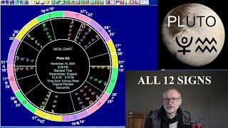 Tues Nov 19 2024 astrology: ALL 12 SIGNS, PLUTO IN AQUARIUS