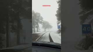 Snow in Europe still in March ️