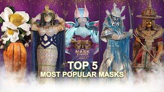 Top 5 Popular Masks | The Mask Singer Myanmar | Season.2