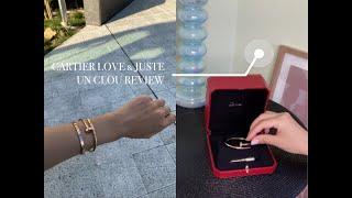 Cartier Bracelet Review|卡地亞手鐲測評來了！！！|Juste Un Clou Bracelet REGULAR vs.Love SM|love手環vs. 釘子手環|值得嗎???