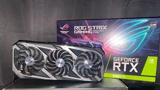 UNBOXING ASUS ROG STRIX RTX 3060 Ti OC V2 GAMING LHR