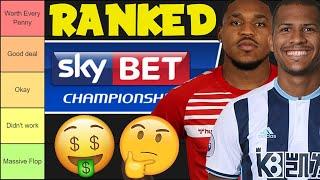 EACH CHAMPIONSHIP CLUBS MOST EXPENSIVE SIGNING RANKED FROM WORST TO BEST!